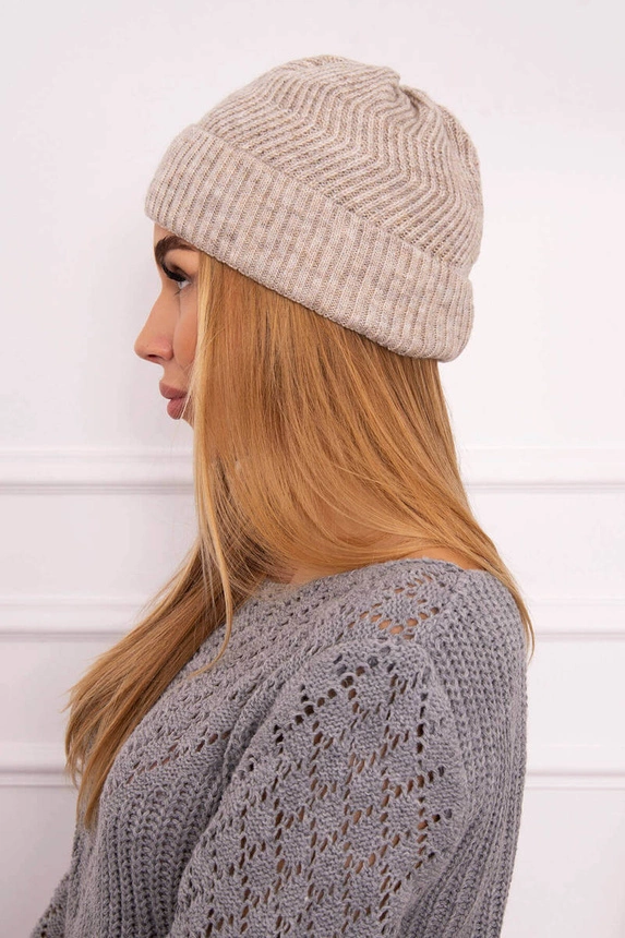 Dünne Mütze Oliwia K252 hellbeige
