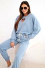 Damen-Set Butter mit Herz-Ausschnitt Jeansfarbe
