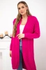 Sweater Cardigan weave the braid fuchsia