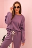 Komplet bluza + spodnie masełko fioletowy