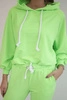 Sweatshirt-Set mit Kapuze neongrün