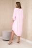 V-neck dress light pink