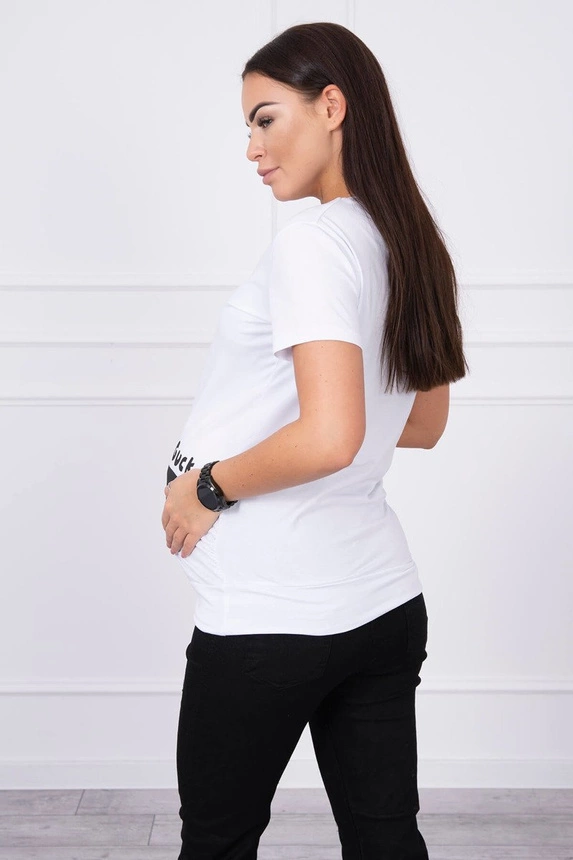 Maternity blouse Guck white