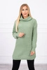 Sweater with golf dark mint