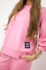 Buttery fabric set sweatshirt + pants light pink