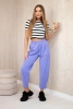 Trousers with pockets Summer Punto violet