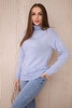 Sweater with a turtleneck blue