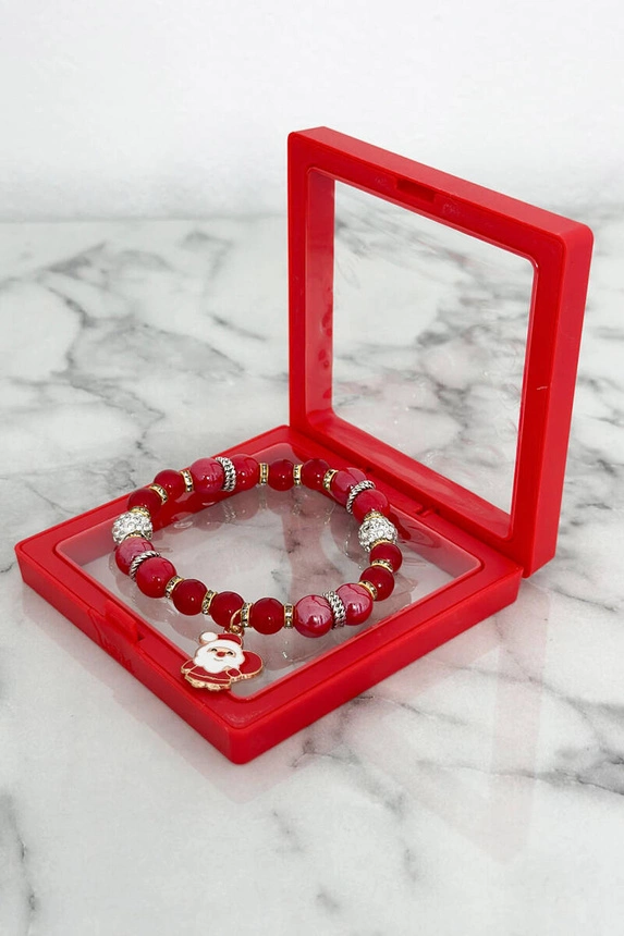 Christmas Bracelet SL435-211 Santa Claus with a sack