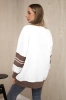 Malibu insulated sweatshirt ecru+mocca