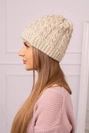 Dámská čepice Kalina K362 light beige