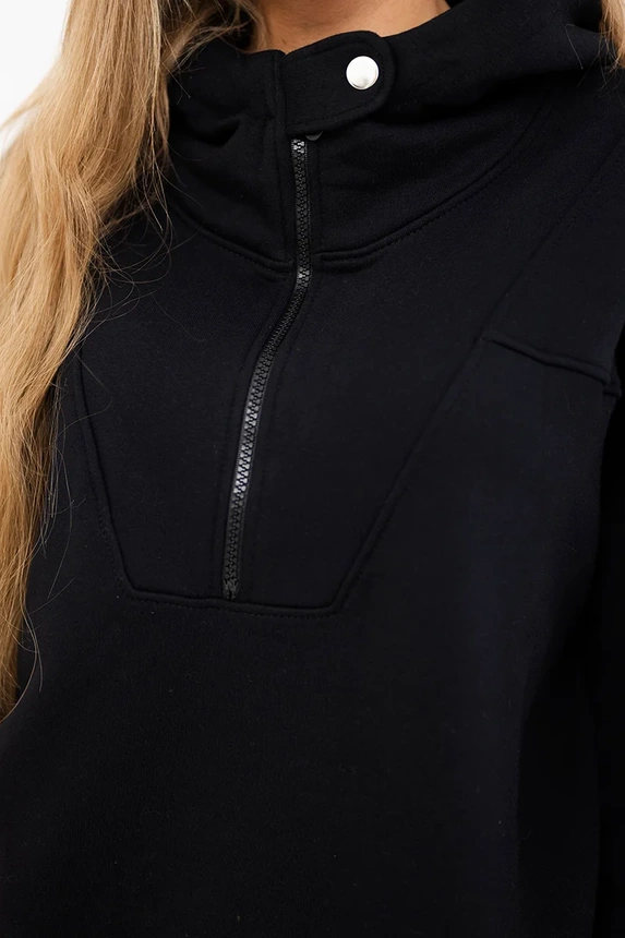 Hooded sweatshirt black