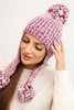 Women's earflap hat Emma K343 purple