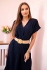 Kleid mit dekorativem Gürtel Kriegsmarine