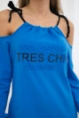 Dress Tres Chic mauve-blue