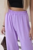 Hose mit weitem Bein violett