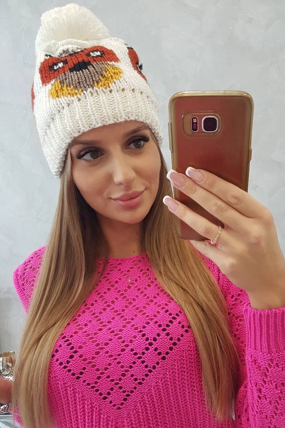 Damenhut Eule K340 ecru