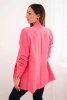 Elegant jacket with lapels pink