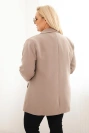 Damenjacke Plus Size elegant fango