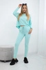 Souprava s oversize halenkou mint