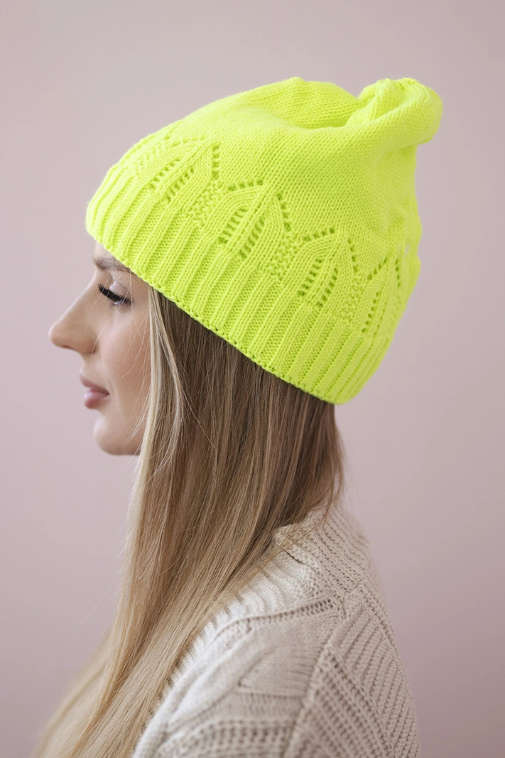 Women's cap Irmina K333 green neon