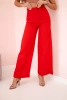 Weit geschnittene Hose rot
