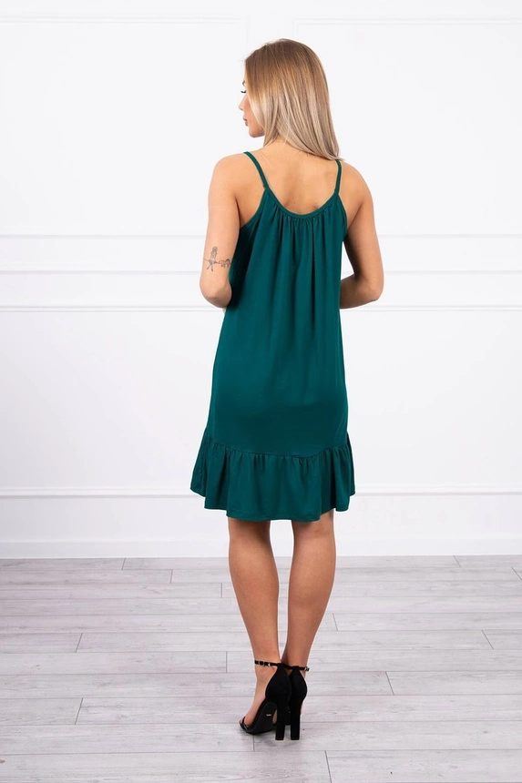 Dünnes Trägerkleid grün