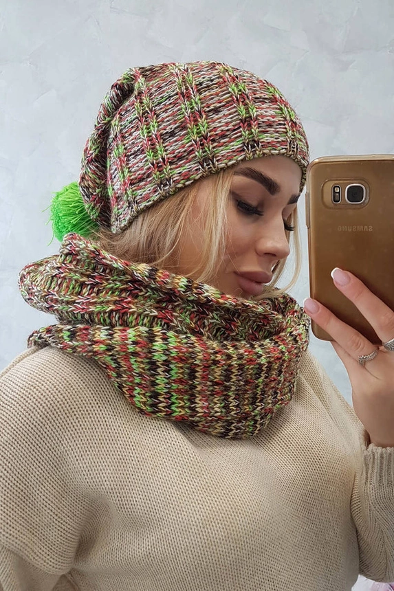 Dámská fleecová souprava 4 Seasons K263 neon green