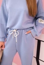 Viskose-Set Sweatshirt + Hose Leichter Denim