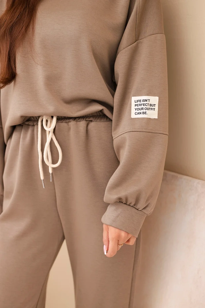 Set Sweatshirt + Hose Butter Fango