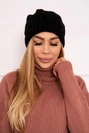 Cap with fleece Sylwia K244 black