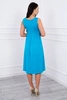 Dress with wide straps turquoise