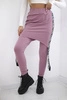 Pants/Suit with selfie lettering dark pink
