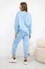 Set butterweicher Stoff Sweatshirt + Hose blau