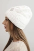 Women's winter wool hat with zirconia K453 graphite