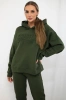 Isoliertes Baumwoll-Set, Sweatshirt + Hose Brooklyn khaki