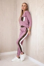 Set with panther motif dark pink