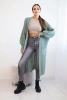 Long cardigan light mint sweater