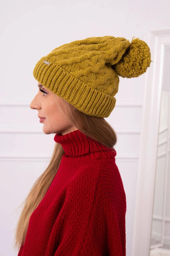 Cap with fleece Wanda K281 kiwi