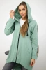 Sweatshirt with zip at the Dark mint