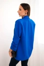 Klappenjacke elegant kornblumenblau