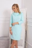 Dress with a hood and pockets mint