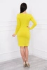 Dress fitted with a cut under the bust kiwi