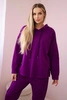 Set Punto Milano Winter hoodie + pants dark purple