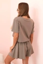 Damen-Baumwoll-Set mit weiten Shorts fango