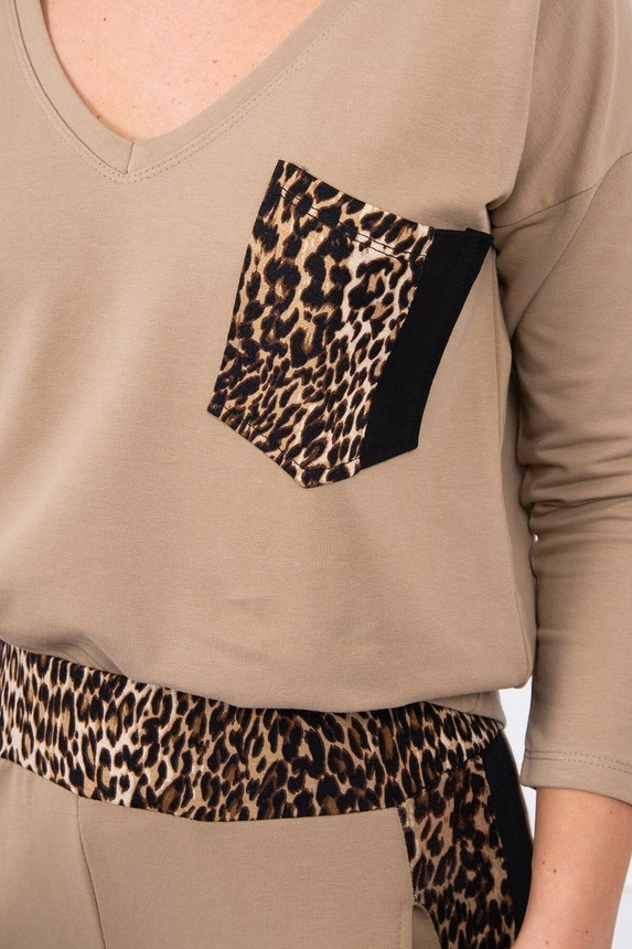 Sada s velbloudím leopardím potiskem