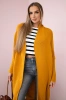 Sweater with batwing sleeve mustard