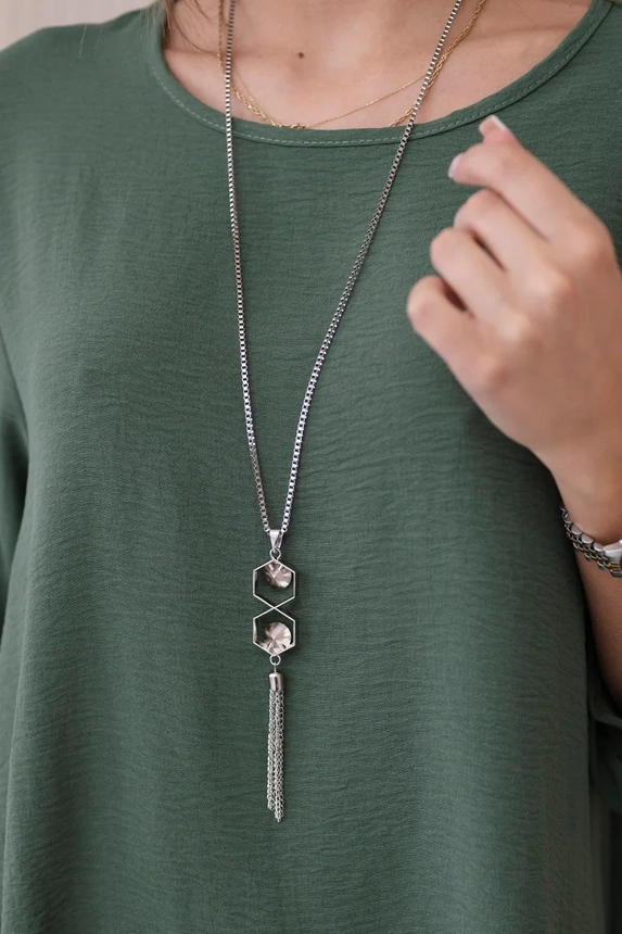 Sada halenky + kalhot s přívěskem tmavá khaki