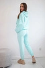 Sweatshirt-Set mit Kapuze in mint