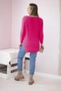Flauschiger Pullover pinkes neon