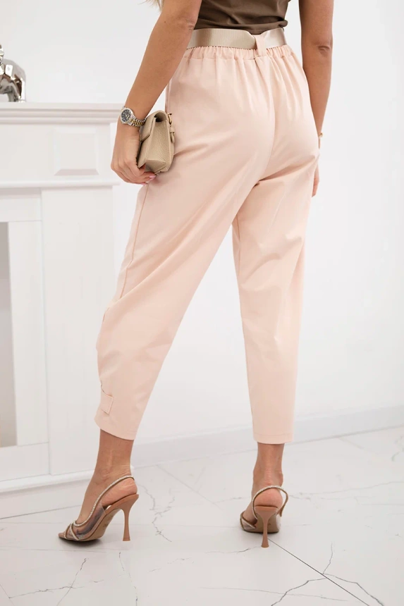 Summer Punto Hose mit Beinabschluss Aprikose